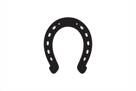 Symbol of Fortuity: An iconic representation of a horse shoe, a timeless emblem of luck and protection. A perfect depiction of the classic symbol, invoking a sense of optimism and good fortune.