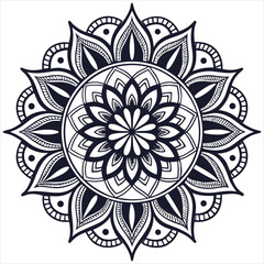  Vector doodle mandala . Ornamental luxury mandala Mandala Line Illustration . various mandala . Mandala Pattern Designs . Henna mandala. Mehndi style. Decorative pattern in oriental style.