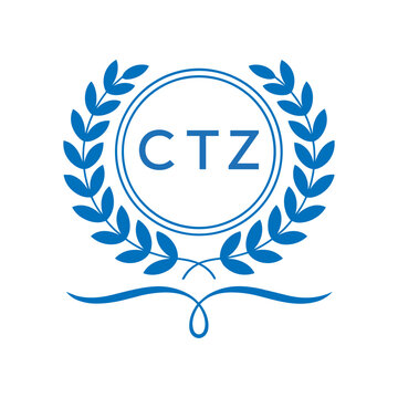 Royal Shield Logo with Wings and Crown &ndash; CTZ Elite Security or Premium Brand Identity Design. CTZ Letter Logo.
