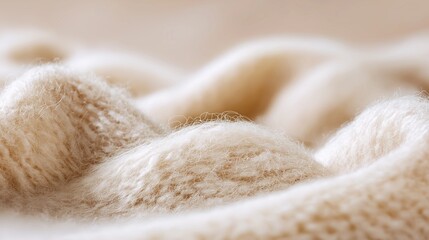 Soft and Warm Beige Knit Texture Background