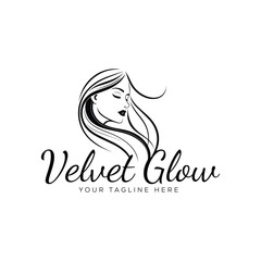 natural beauty logo design for cosmetic brand. spa logo. salon logo.