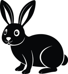 vector illustration of a rabbit