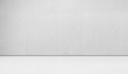 Background wall white grey studio floor kitchen table platform room gray cement mockup scene light shadow backdrop concrete place product empty loft workshop shelf minimal mockup display