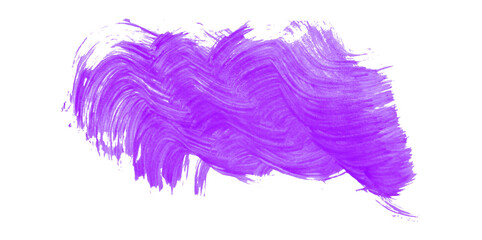 Bright purple watercolor or ink stains with watercolor marks. Brush strokes and watercolor splashes set on a transparent background.