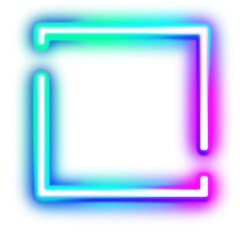 Neon Frame Border