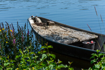 Traditioneller Schelch auf dem Main