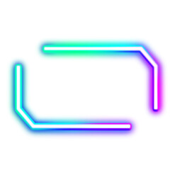 Neon Frame Border
