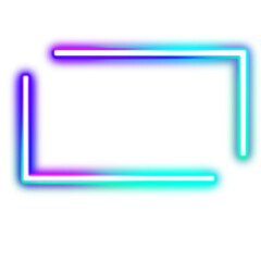 Neon Frame Border