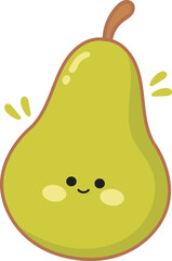 Pear illustration.