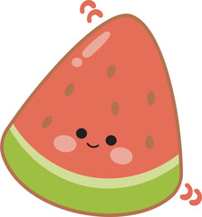 Watermelon illustration.