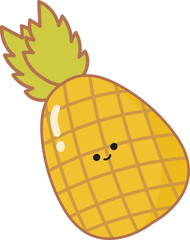 Pineapple illustration.
