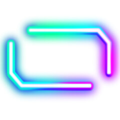 Neon Frame Border