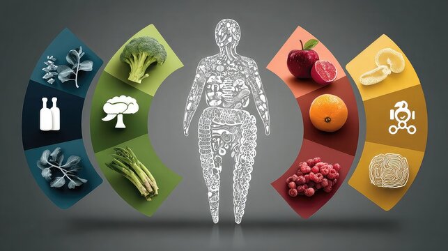 Digestive system biohacking combining microbiome support, nutritional optimization, probiotic use, and lifestyle changes to promote gut health, nutrient absorption, and immune system balance.