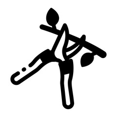 A linear style icon depicting pruning
