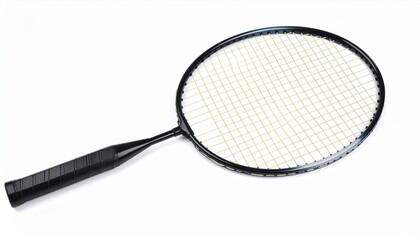 badminton racket and shuttlecock