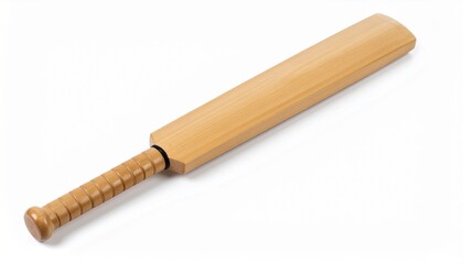 Obraz premium Cricket bat isolated on white background