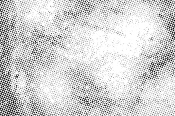 Black and white halftone dots, circle dots on white background