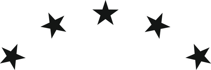 stars on white background