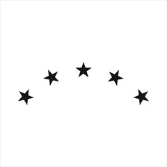 stars on white background