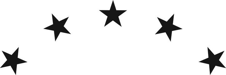 stars on white background