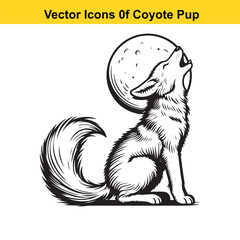 American Badger Black and White Cartoon – Bold Line Art Vector for Tracing or Coloring