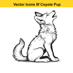 American Badger Black and White Cartoon – Bold Line Art Vector for Tracing or Coloring