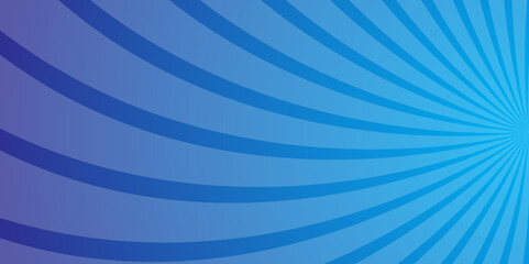 Blue Sunrise Burst Light Background with Radiating Optical Lines and Subtle Glow.