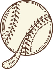 baseball ball vector