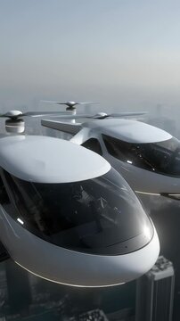 Smart mobility core: futuristic framework, urban platform, hover craft, sleek shuttle, intelligent map, layout track, signal hub, robotic path, aerial vehicle, city linkage, driverless concept