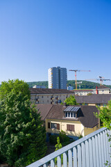 Scenic view of public park named Ueberlandpark on a sunny spring morning. Photo taken May 10th,...