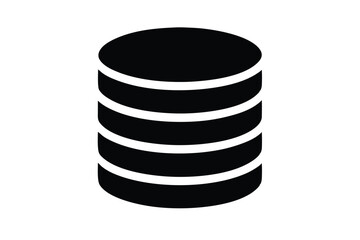 database icon vector icon