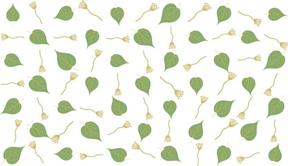 Tropical seamless pattern featuring hibiscus blooms and monstera foliage. Ideal for textile prints, wallpapers, wrapping paper,