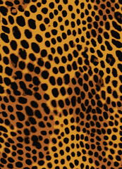 cheetah animal dots, jaguar skin, vector art, 3 colors, vivid colors sets, retro style, graphic skin, camouflage, texture, orange, all over print, printing on surface seamless pattern, exotic animal