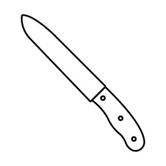 Knife icon vector. Hunting knife illustration sign. Military knife communication symbol. Cold weapon web icon.