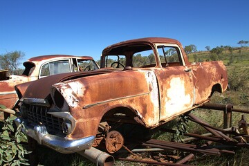 old rusty car