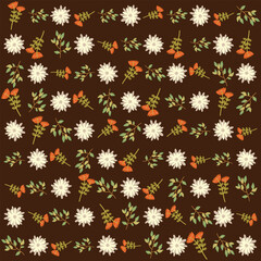 Tropical seamless pattern featuring hibiscus blooms and monstera foliage. Ideal for textile prints, wallpapers, wrapping paper,