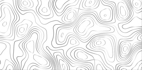 Topographic canyon geometric map relief texture with curved layers and shadow .Abstract geometric topographic contour map background. Panorama view gradient multicolor wave curve .	
