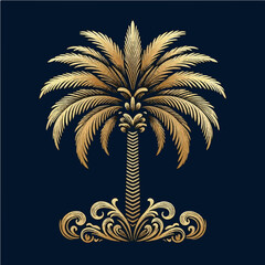 palm tree silhouette