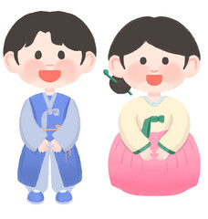 Hanbok korean costume wear