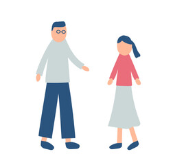 使いやすい男女のイラスト