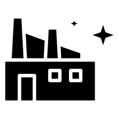 industrial cleaning glyph icon