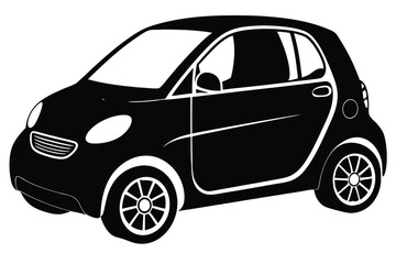 smart car vector icon