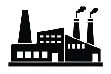 smart factory vector icon