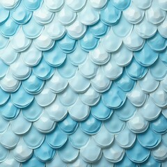 Blue White Scales Pattern Texture