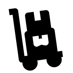 shipping and delivery solid icon