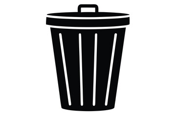 trash bin vector icon