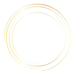 Gold Circle transparent Background