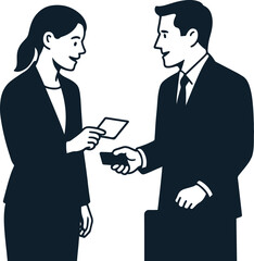 Business Card Ritual II – Precision in Professional Greeting