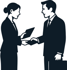 Handshake Deal – Visual Metaphor for Business Trust & Agreement