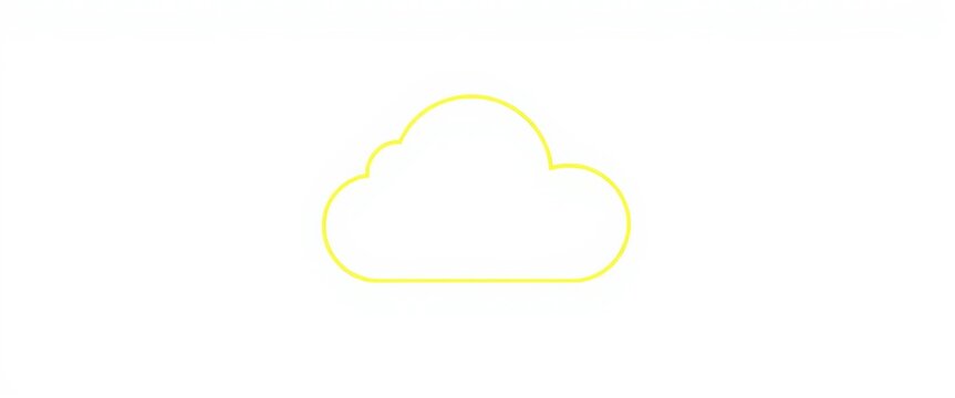 Linear icon depicting cloud storage process; thin lines, editable stroke, isolated on white,  download,  network
